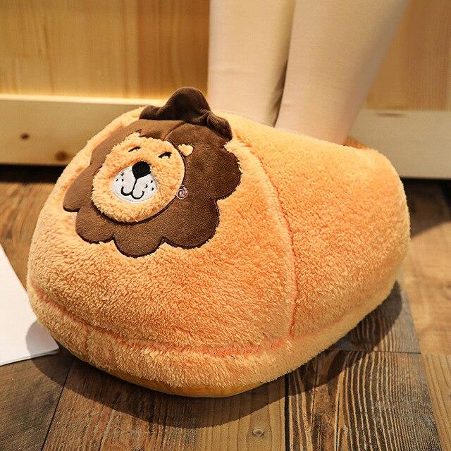Snuggly 2-in-1 Animal Plush Slippers for Ultimate Comfort