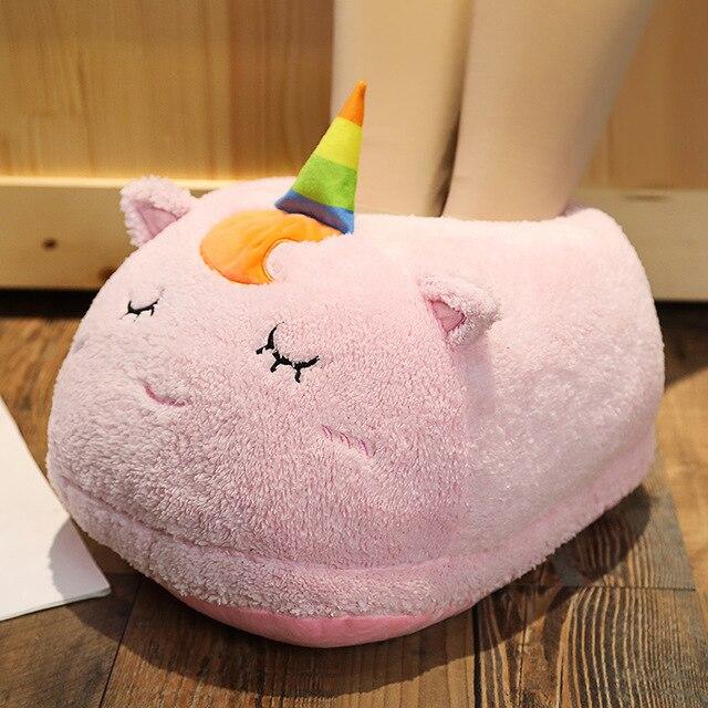 Snuggly 2-in-1 Animal Plush Slippers for Ultimate Comfort