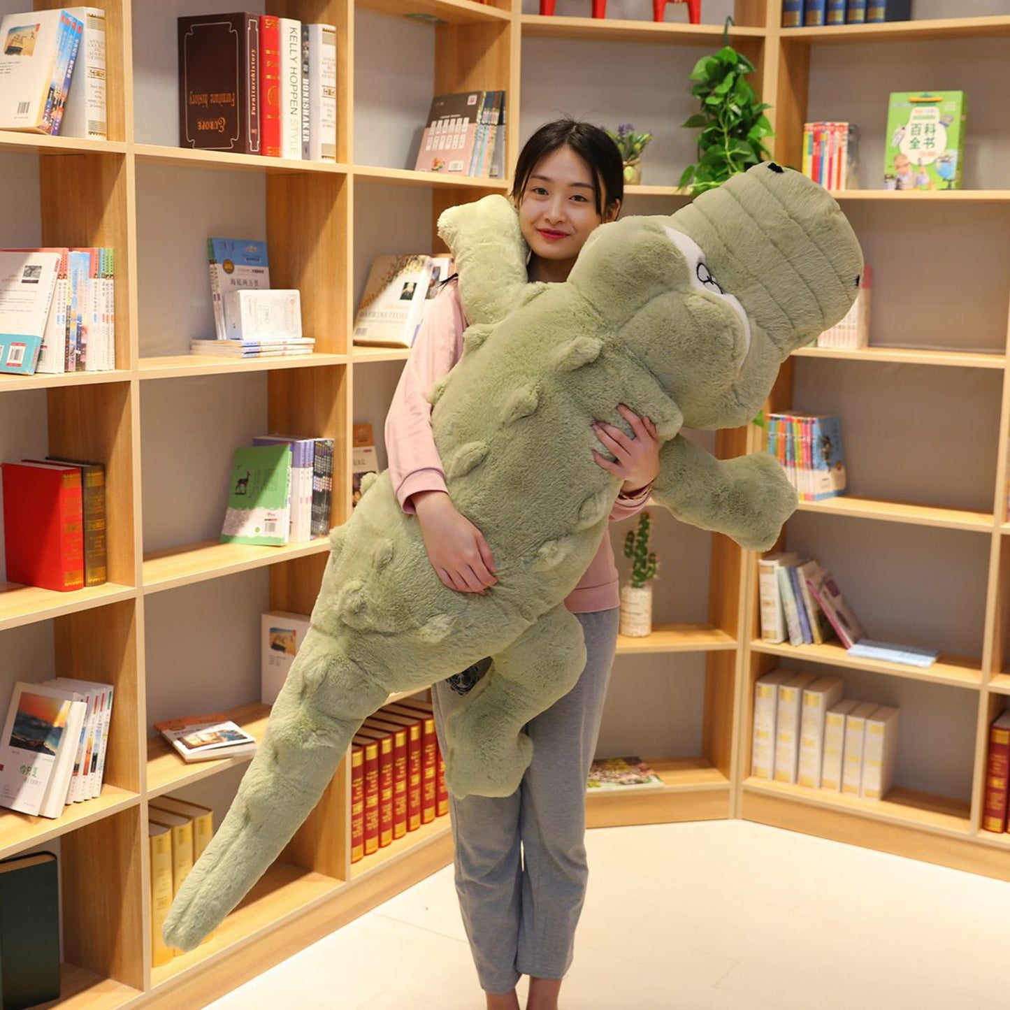 Oversized Crocodile Cuddly Companion Plush
