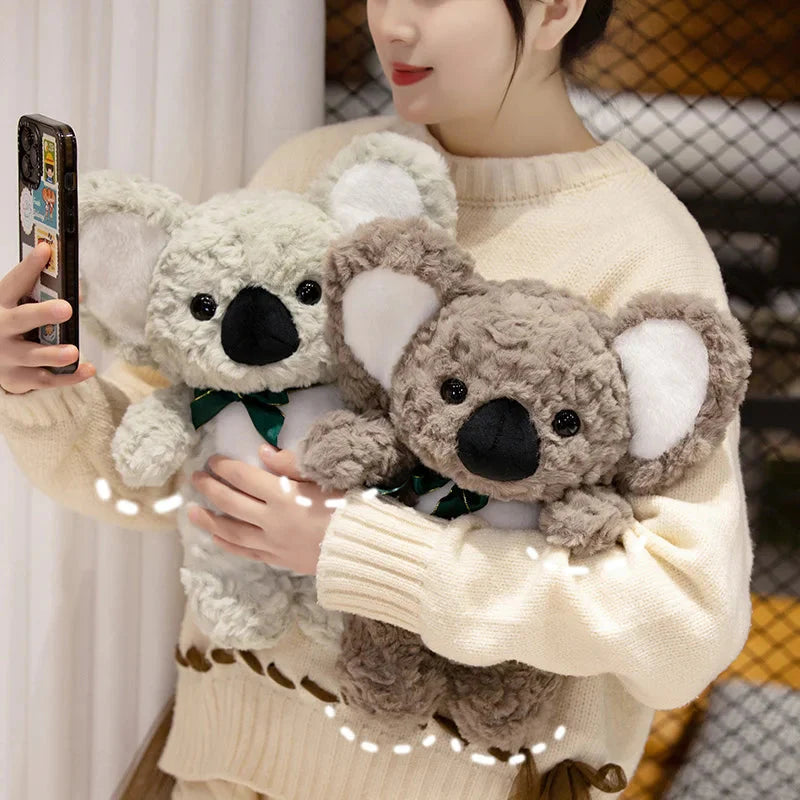 Adorable Gray Koala Bear Plush Companions