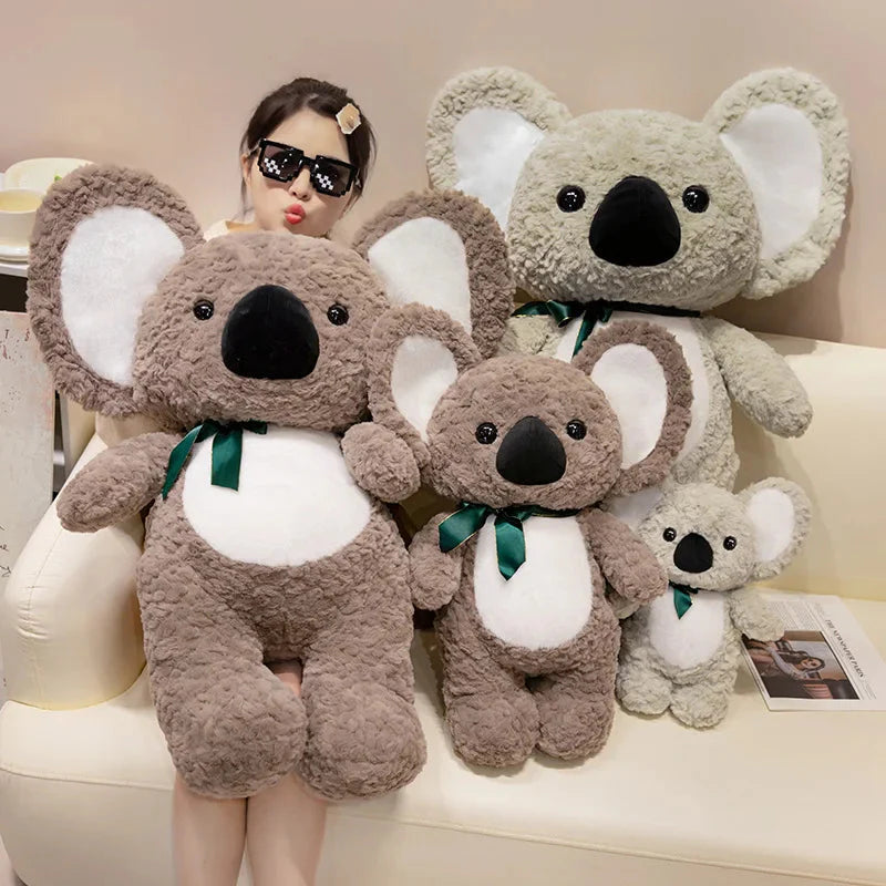 Adorable Gray Koala Bear Plush Companions