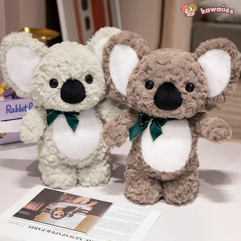 Adorable Gray Koala Bear Plush Companions