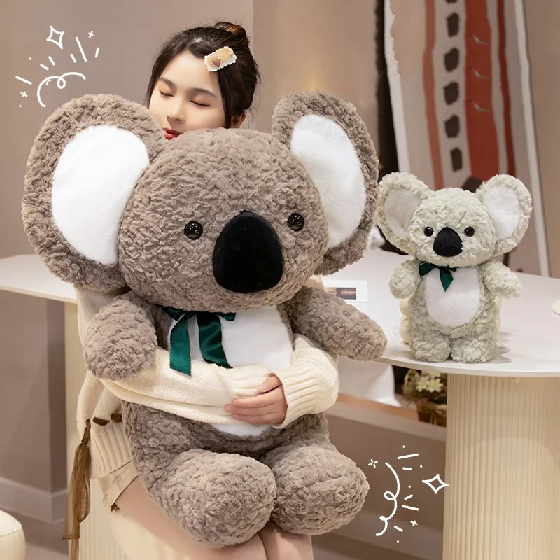 Adorable Gray Koala Bear Plush Companions