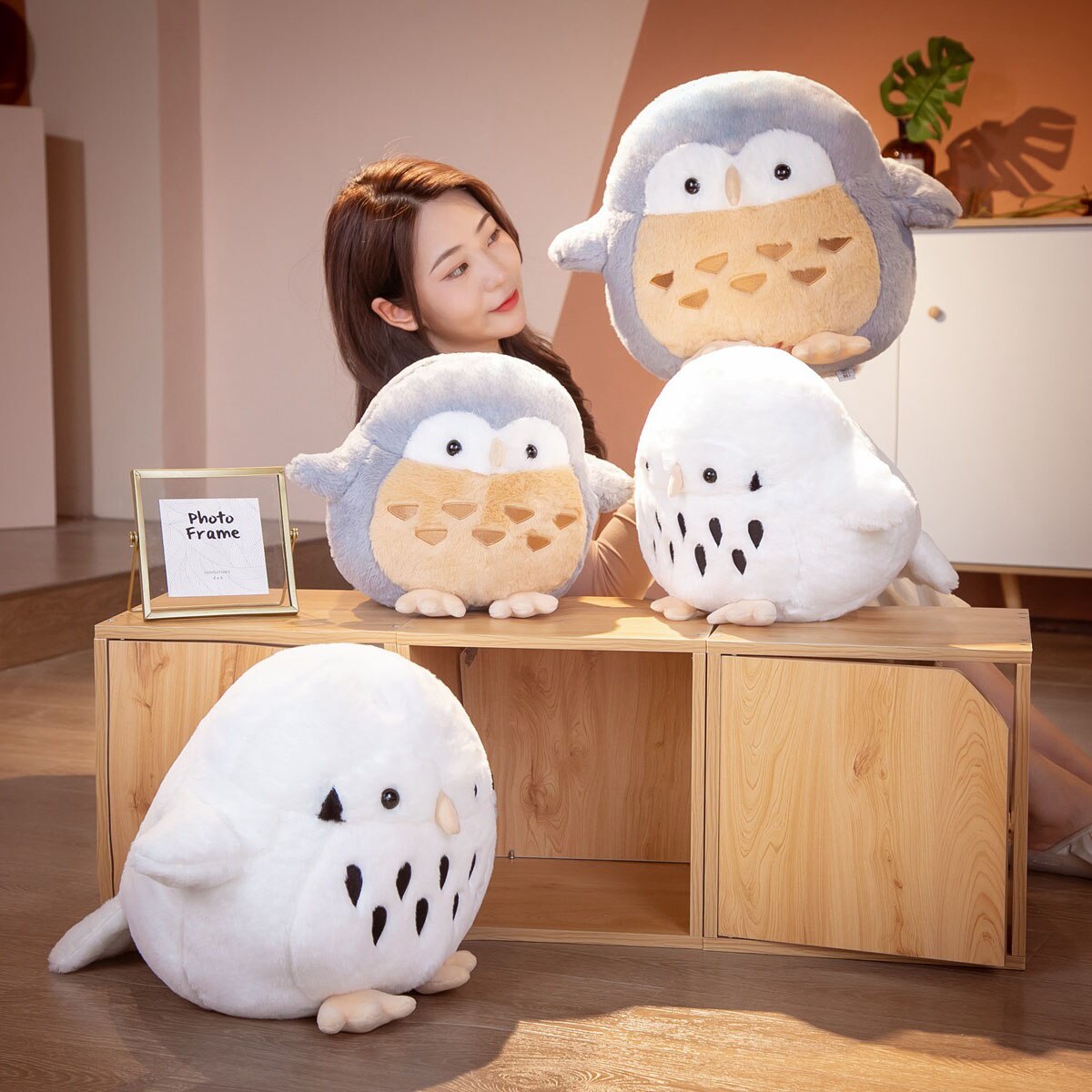 Adorable Chubby Owl Plush Toys