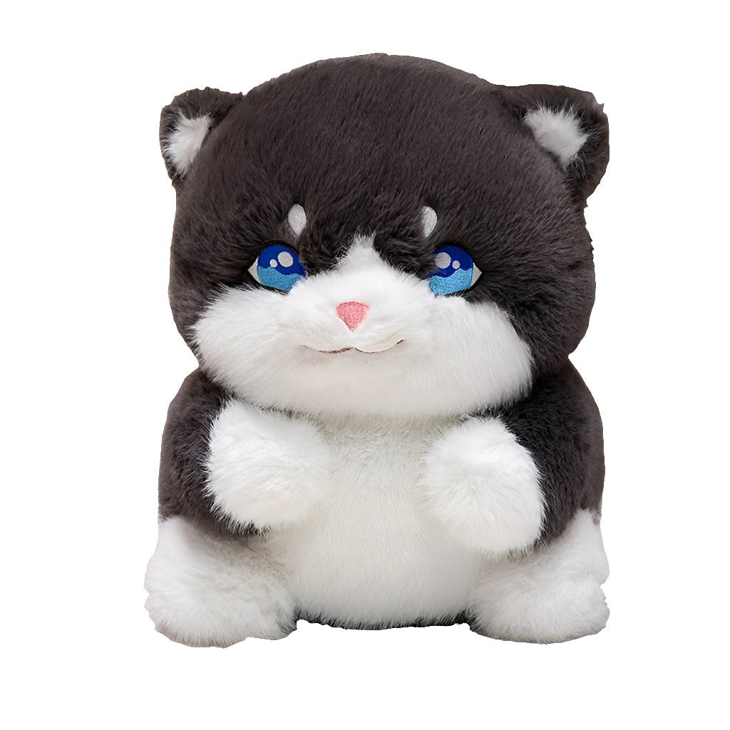Adorable Plush Chubby Gray and Ginger Cat Toys