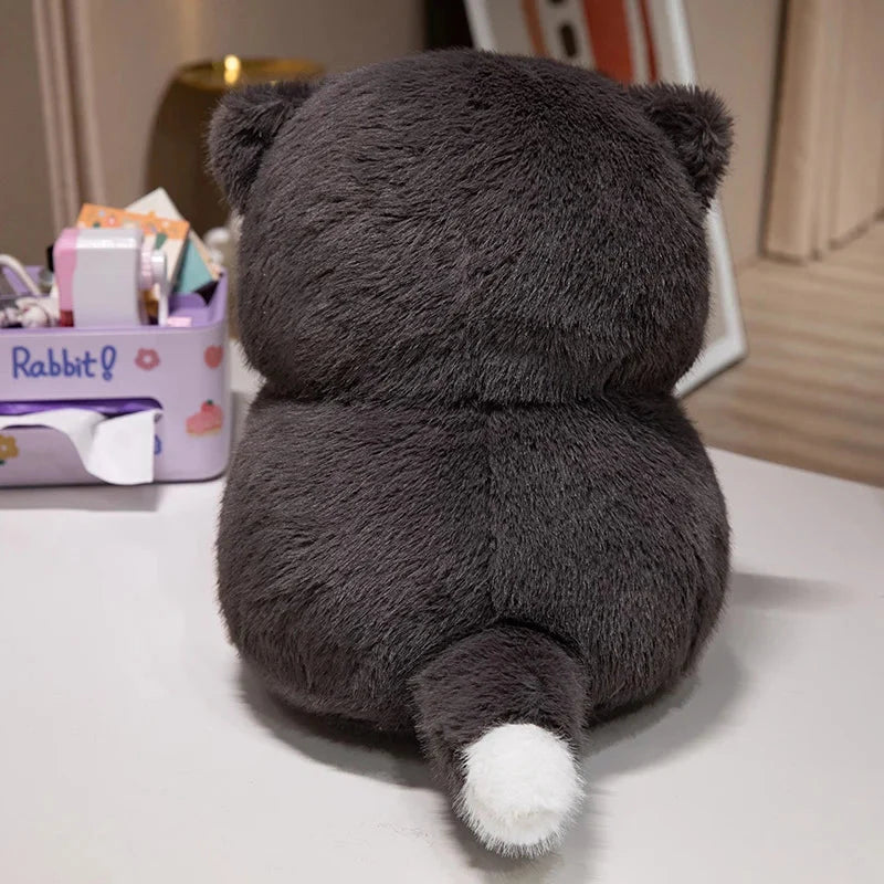 Adorable Plush Chubby Gray and Ginger Cat Toys