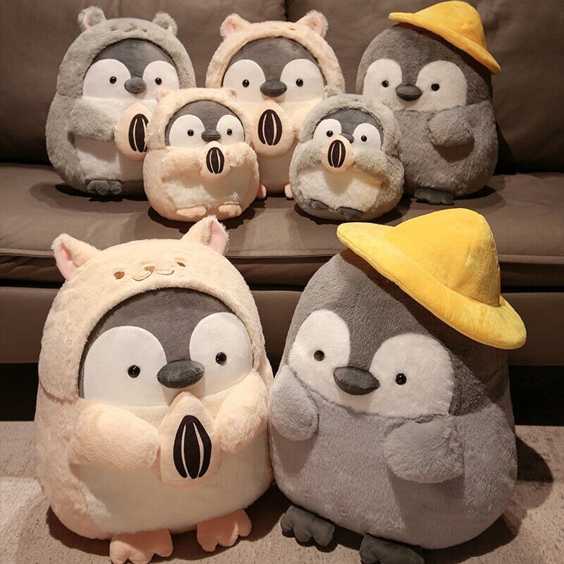 Adorable Plush Penguin Family: Perfect Cuddle Companions!