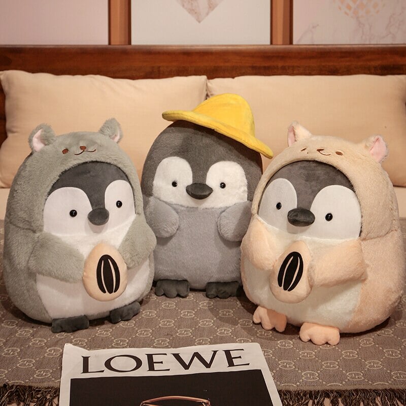 Adorable Plush Penguin Family: Perfect Cuddle Companions!