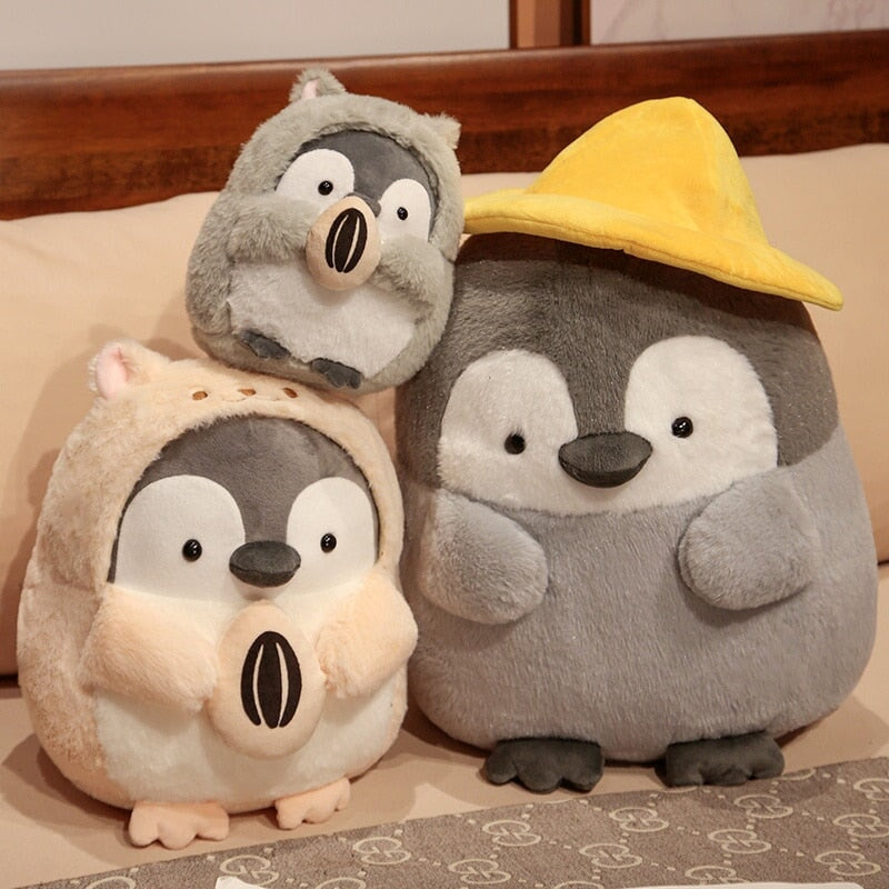 Adorable Plush Penguin Family: Perfect Cuddle Companions!