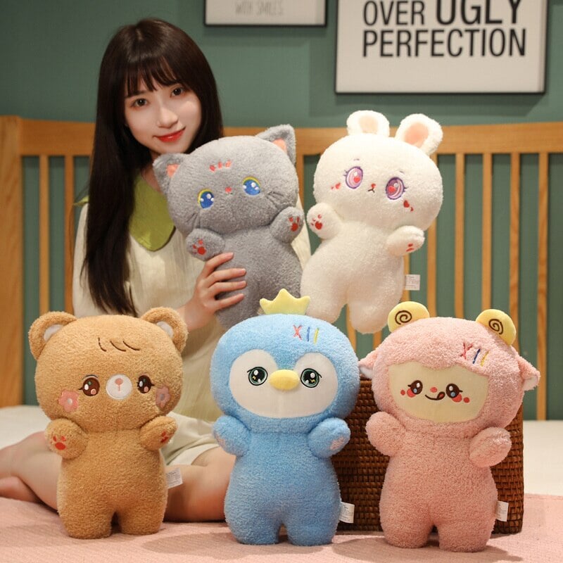 Adorable Fluffy Animal Plush Mascots