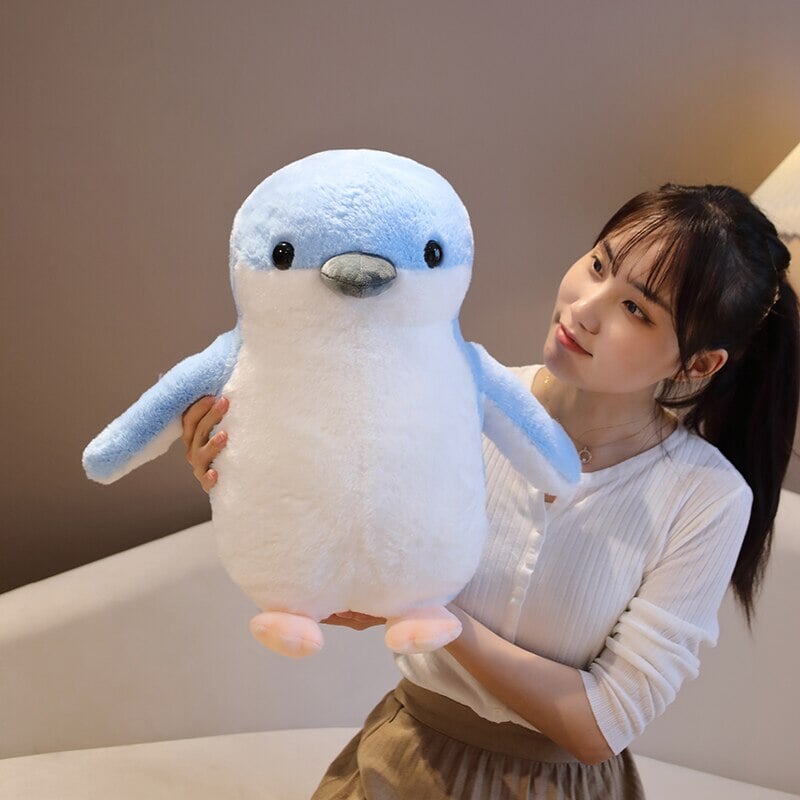 Adorable Fluffy Penguin and Walrus Plush Toys