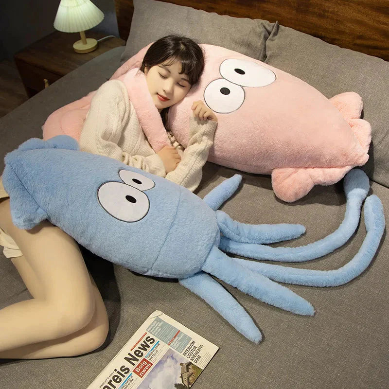 Adorable Jumbo Giant Squid Stuffed Animal