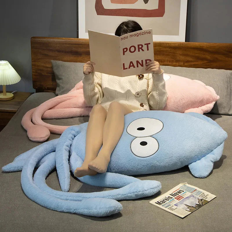 Adorable Jumbo Giant Squid Stuffed Animal