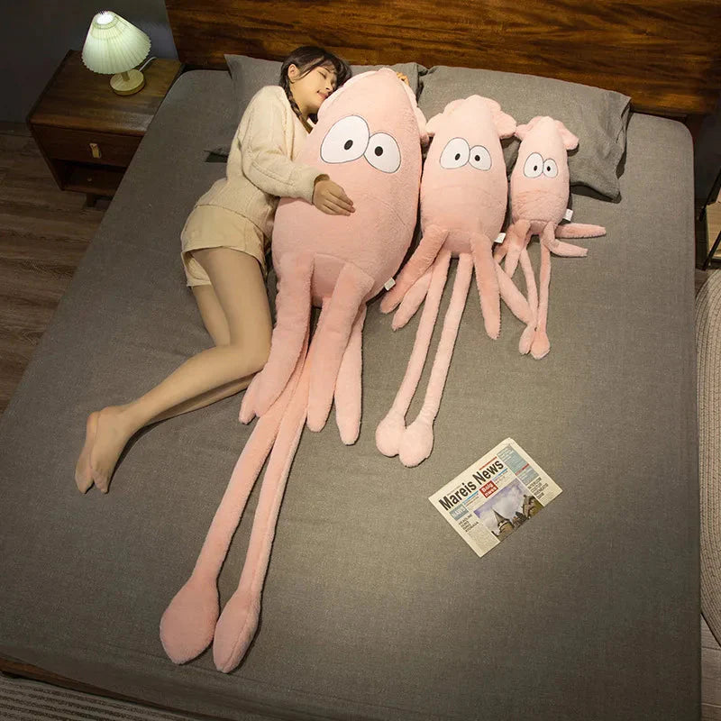 Adorable Jumbo Giant Squid Stuffed Animal