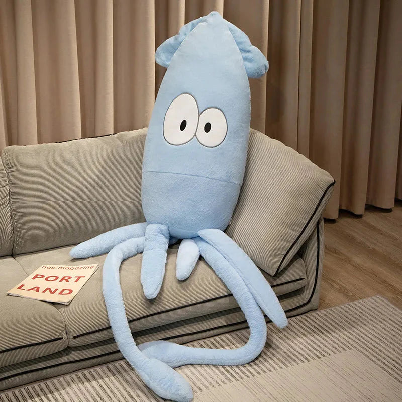 Adorable Jumbo Giant Squid Stuffed Animal