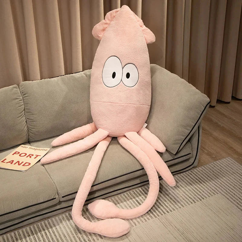 Adorable Jumbo Giant Squid Stuffed Animal