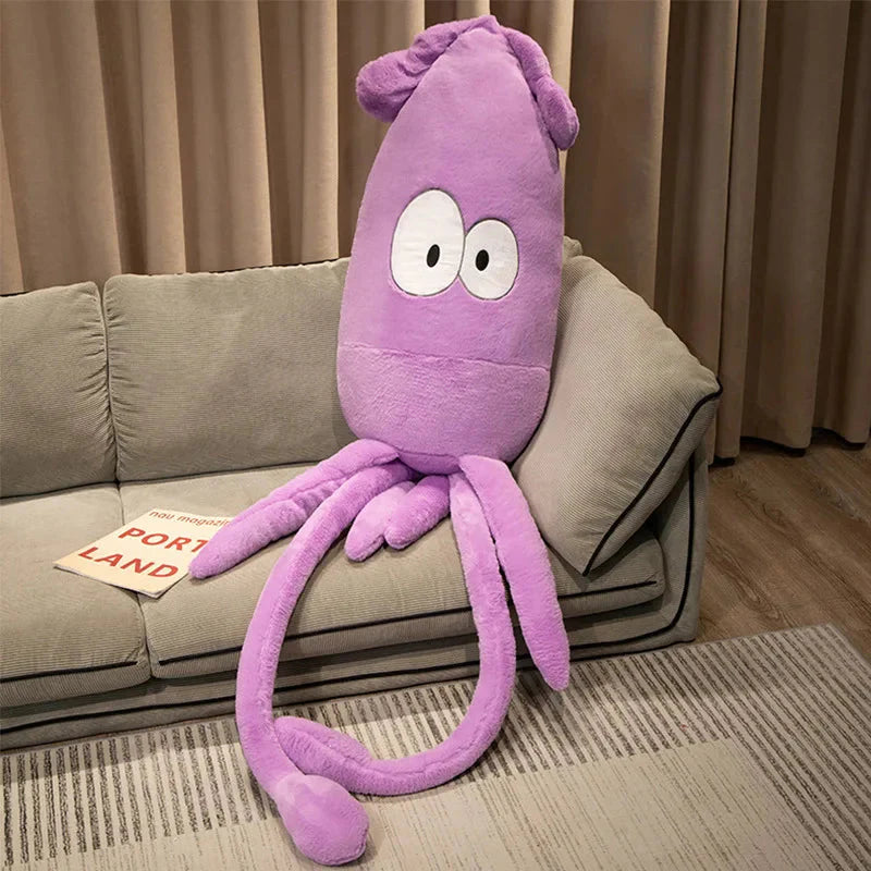 Adorable Jumbo Giant Squid Stuffed Animal