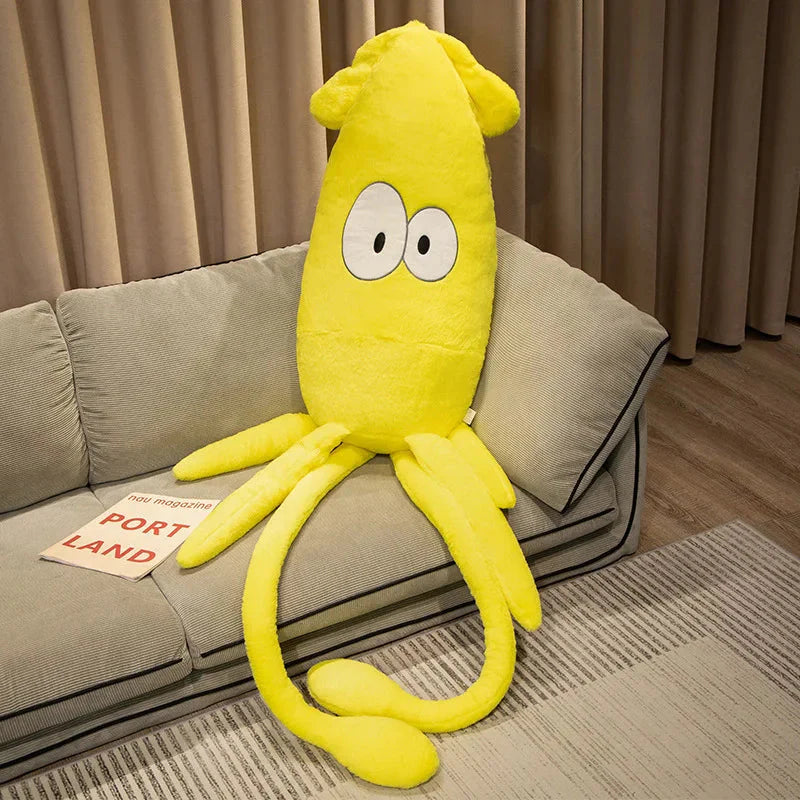 Adorable Jumbo Giant Squid Stuffed Animal
