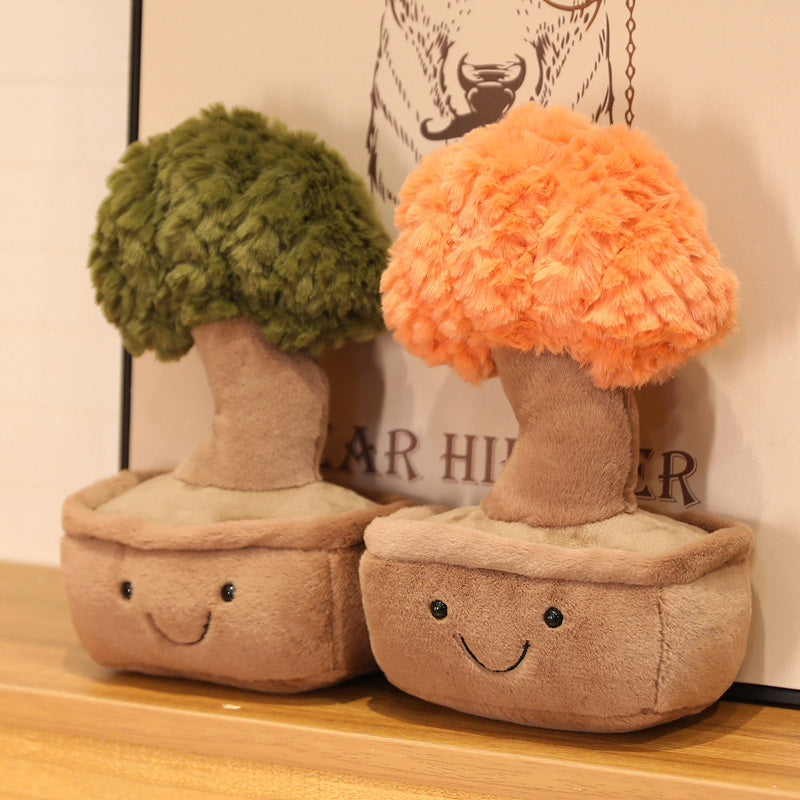 Adorable Mini Bonsai Tree Plush Companions