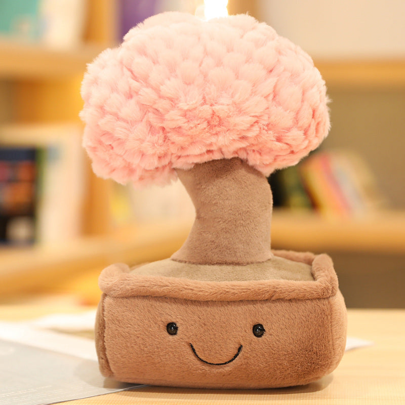 Adorable Mini Bonsai Tree Plush Companions
