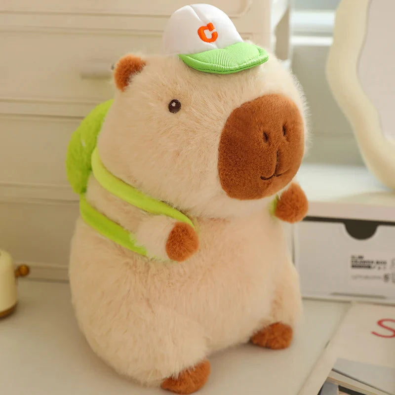 Adorable Sporty Capybara Plush Toy