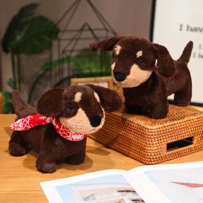 Adorable Dachshund Plush Toy – Perfectly Cuddly Sausage Dog Delight!