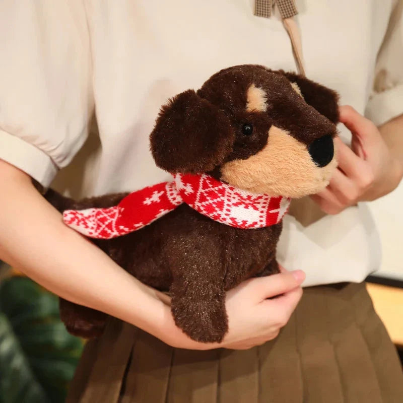 Adorable Dachshund Plush Toy – Perfectly Cuddly Sausage Dog Delight!