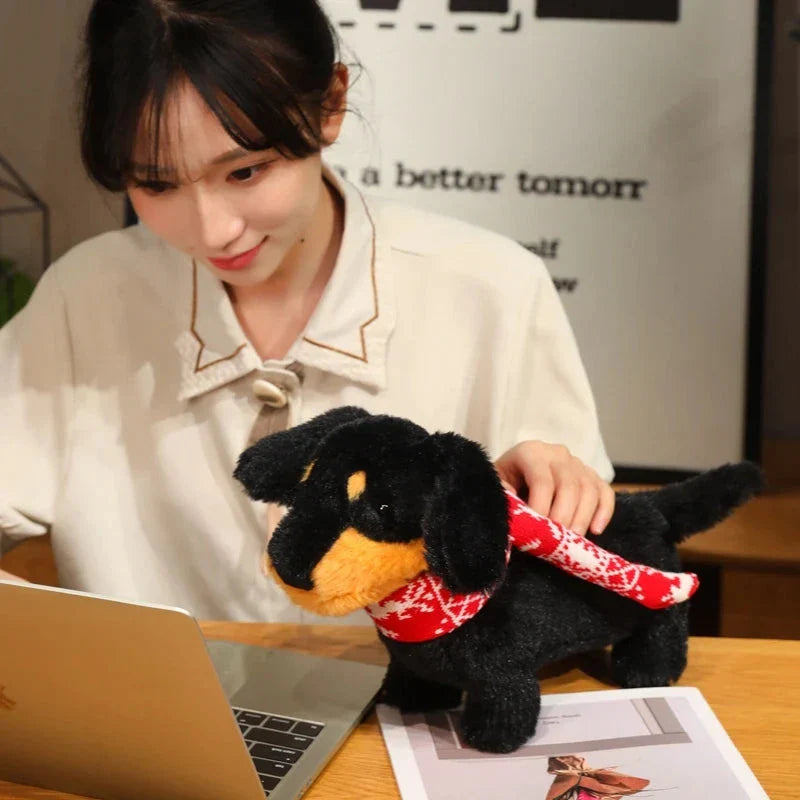 Adorable Dachshund Plush Toy – Perfectly Cuddly Sausage Dog Delight!