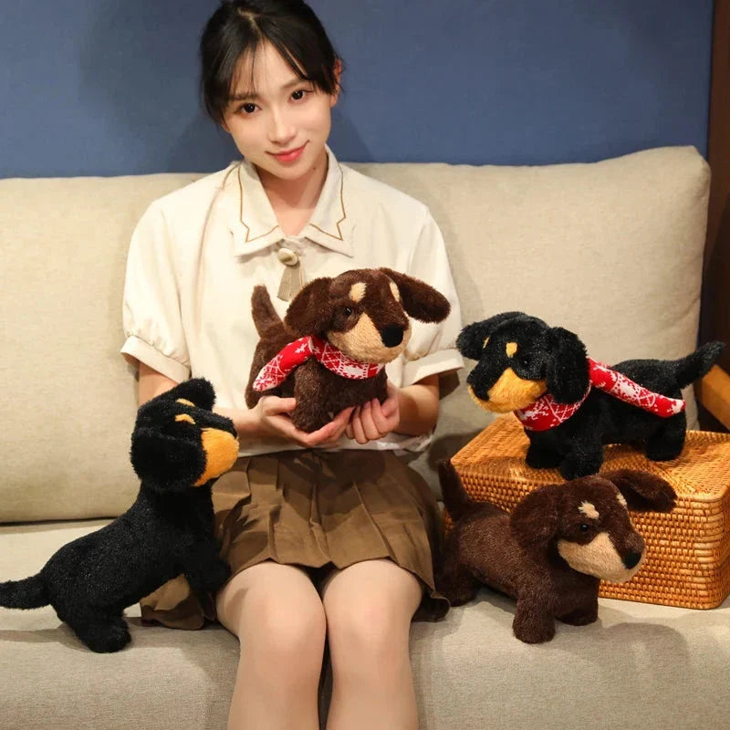 Adorable Dachshund Plush Toy – Perfectly Cuddly Sausage Dog Delight!
