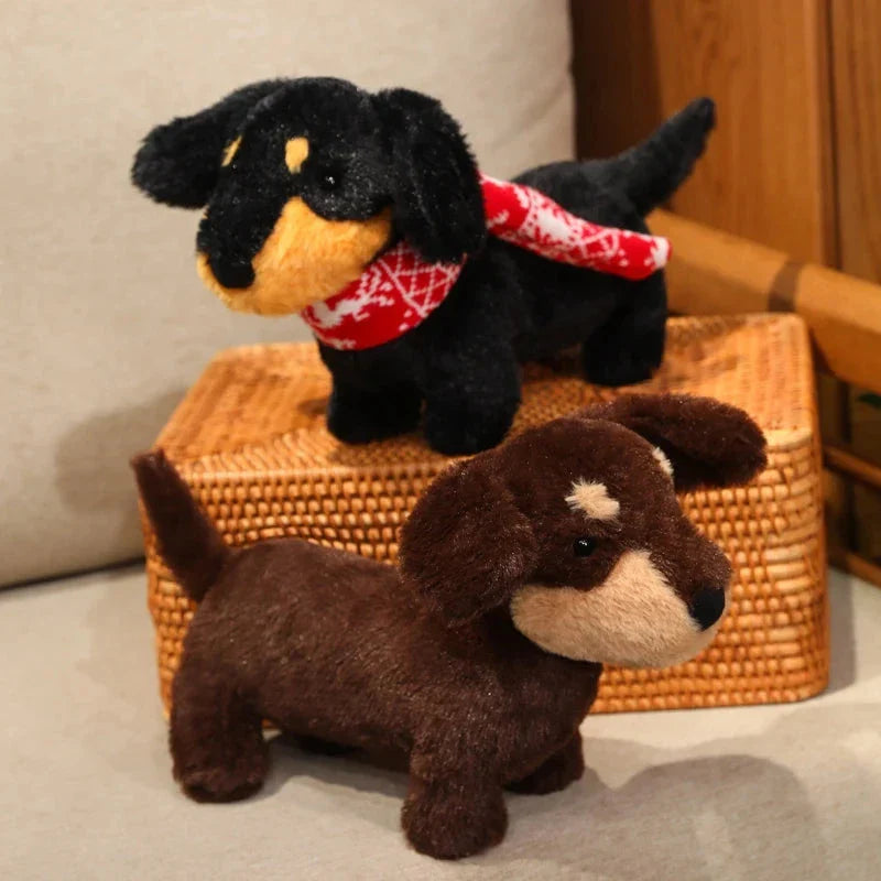 Adorable Dachshund Plush Toy – Perfectly Cuddly Sausage Dog Delight!
