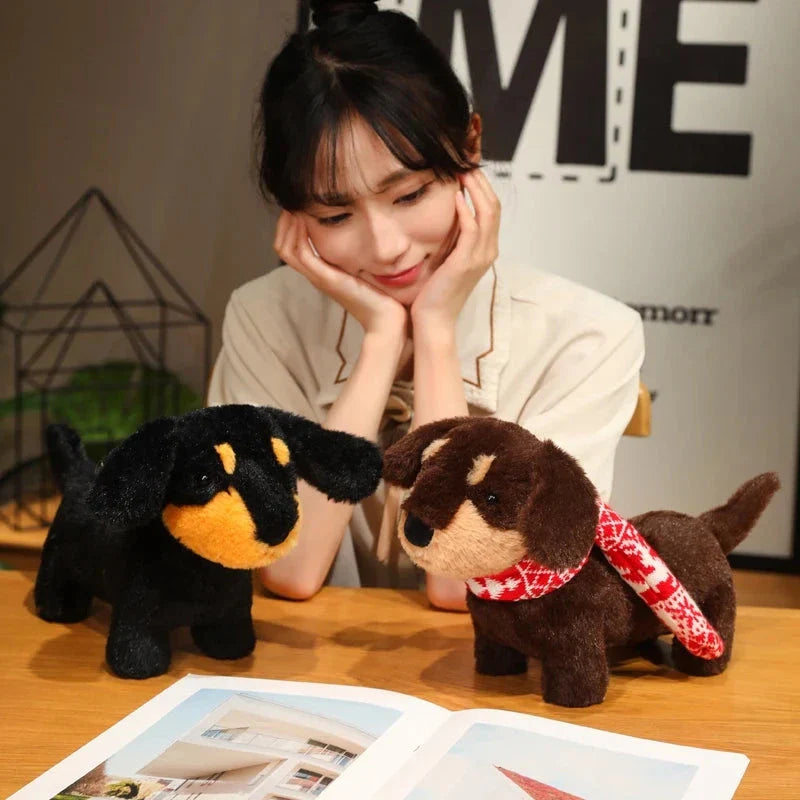 Adorable Dachshund Plush Toy – Perfectly Cuddly Sausage Dog Delight!