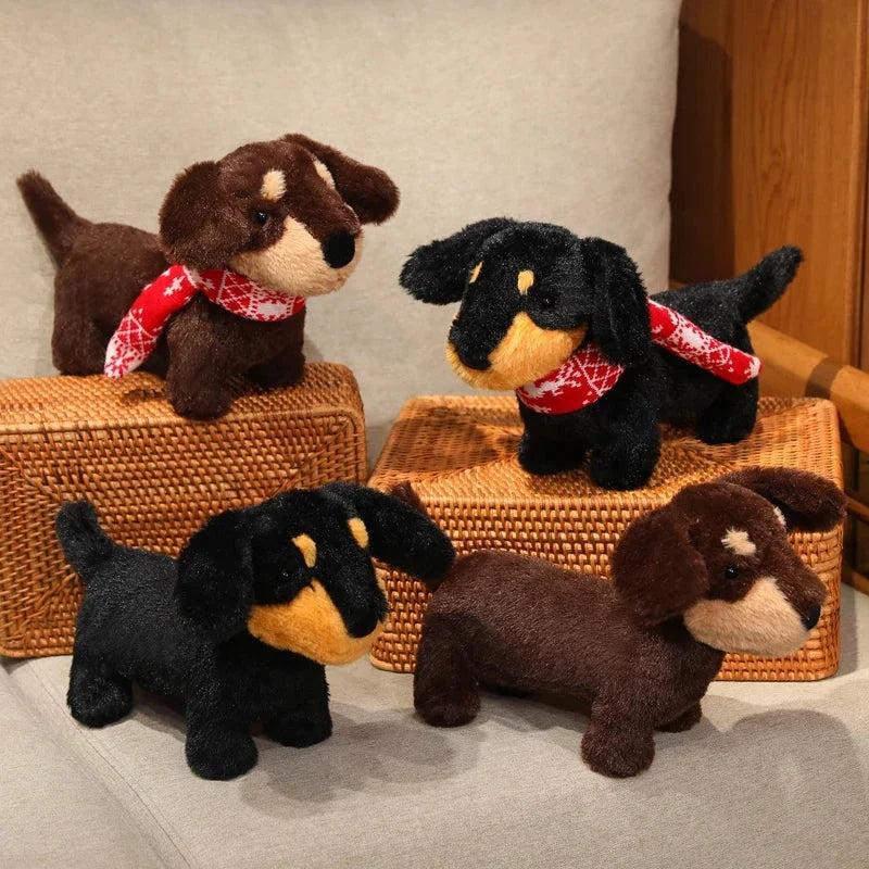 Adorable Dachshund Plush Toy – Perfectly Cuddly Sausage Dog Delight!