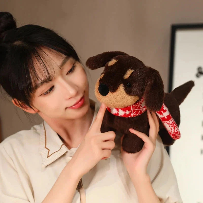 Adorable Dachshund Plush Toy – Perfectly Cuddly Sausage Dog Delight!