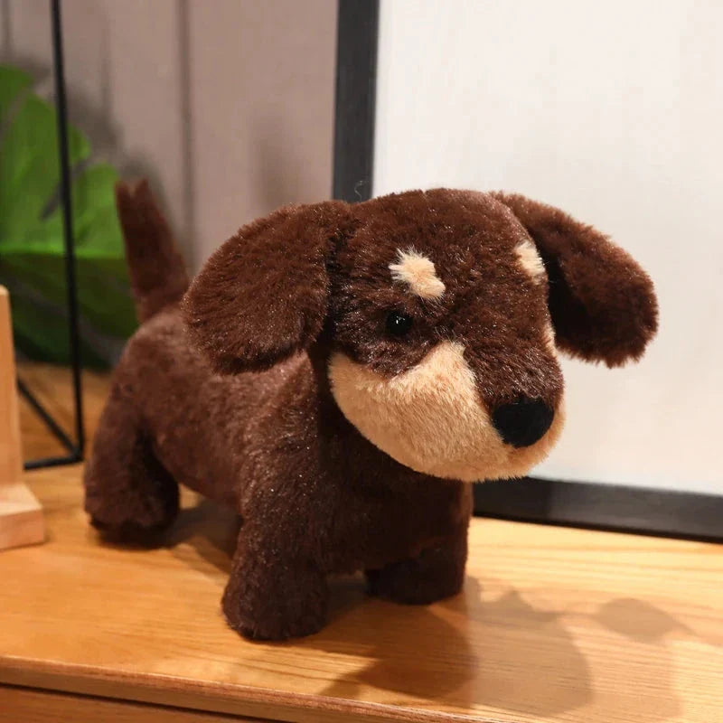 Adorable Dachshund Plush Toy – Perfectly Cuddly Sausage Dog Delight!