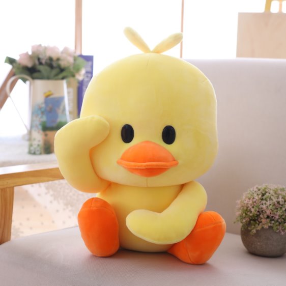 Dazzling Yellow Duck Plush Toy