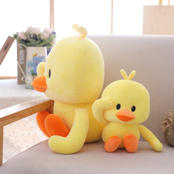 Dazzling Yellow Duck Plush Toy