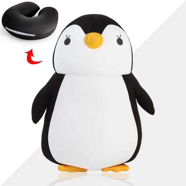 Dino 2-in-1 Neck Support Travel Pillow & Cuddly Plush Companion