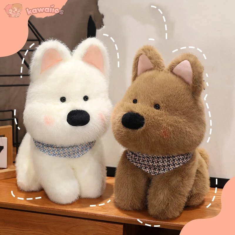 Adorable Dougal & Skye West Highland Terrier Plush Toy