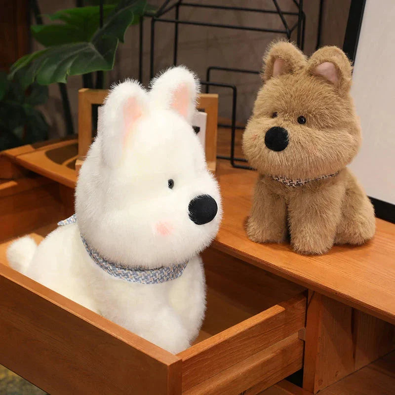 Adorable Dougal & Skye Plush West Highland Terrier Toy