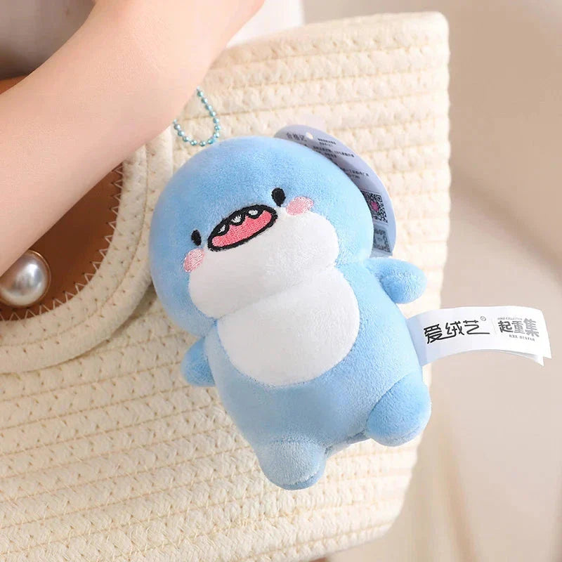 Adorable Fatty Blue Shark Plush Toy - The Ultimate Cuddle Buddy!