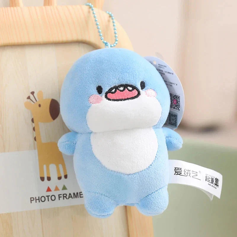 Adorable Fatty Blue Shark Plush Toy - The Ultimate Cuddle Buddy!
