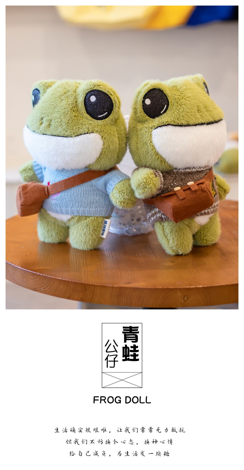 Finley's Adorable Mini Frog Plushie Collection