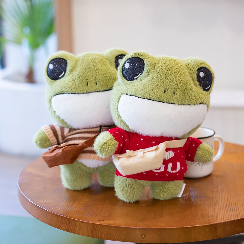 Finley's Adorable Mini Frog Plushie Collection