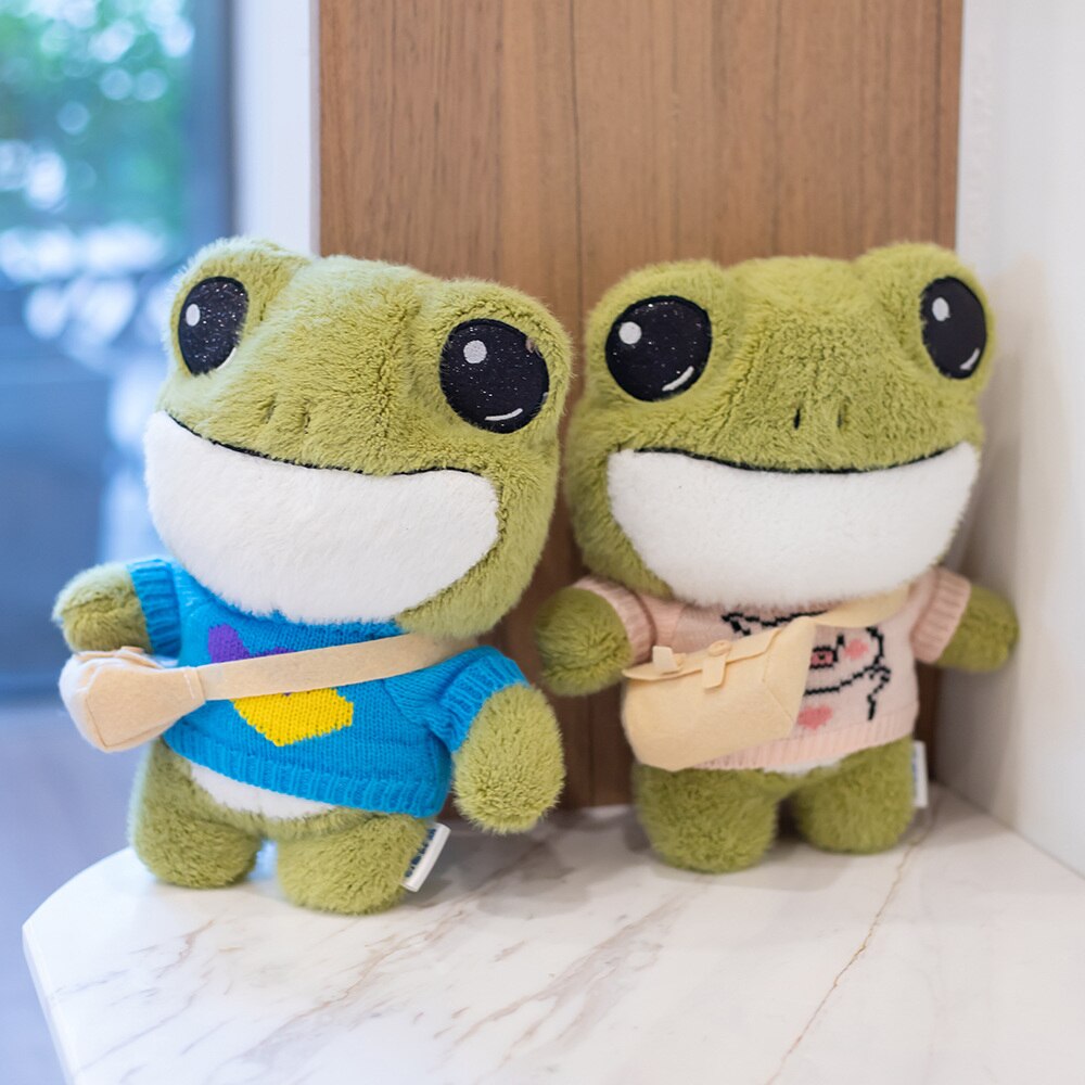 Finley's Adorable Mini Frog Plushie Collection