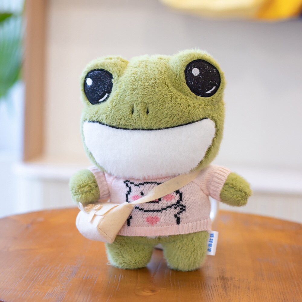 Finley the Adorable Mini Frog Plushie Set