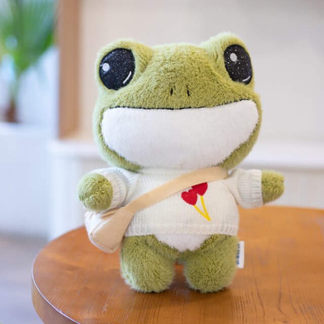 Finley the Adorable Mini Frog Plushie Set