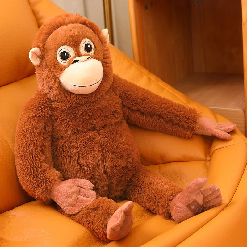 Adorable Fluffy Baby Orangutan Plush Toy