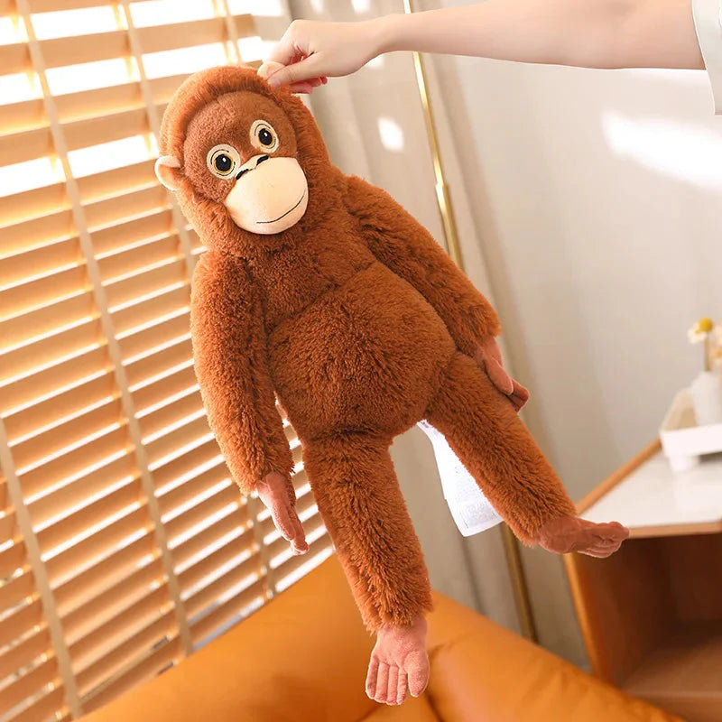 Adorable Fluffy Baby Orangutan Plush Toy