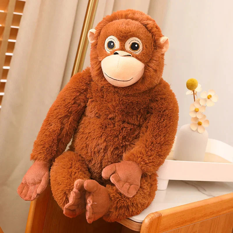 Adorable Fluffy Baby Orangutan Plush Toy