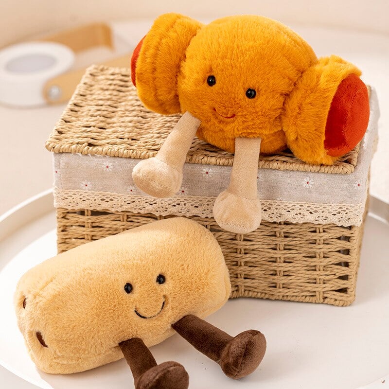 Delightful Fluffy Bakery Breakfast Plushie Collection